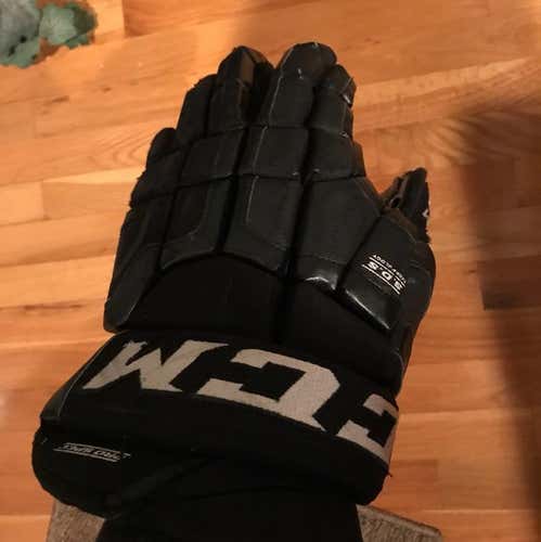 Black CCM Hockey Gloves