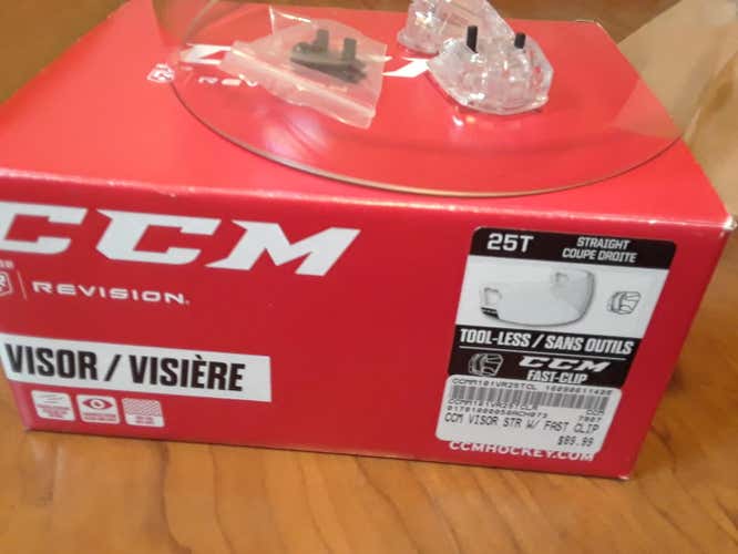 CCM Revision visor with fast clip