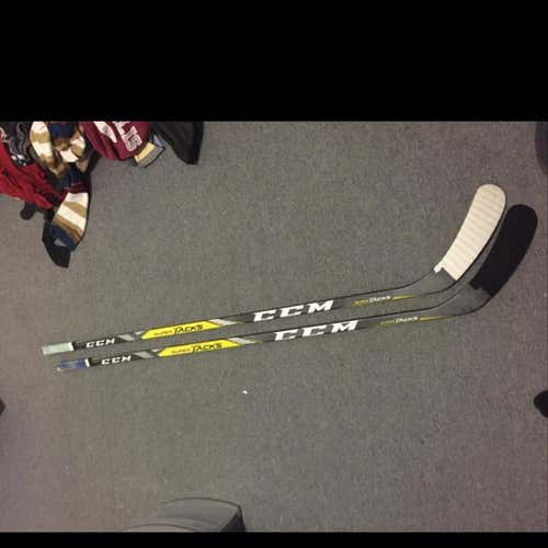New CCM Super Tacks Sticks RH 85flex P90 2-pack