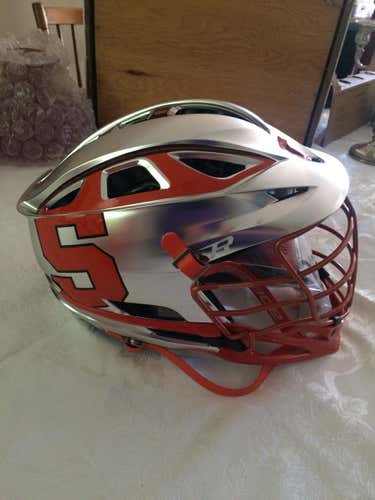 Limited edition Syracuse Lacrosse 100 Year Commemorative Helmet