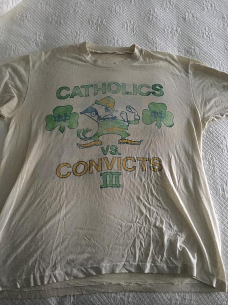 Notre Dame Miami Vintage Catholic vs Convicts shirt