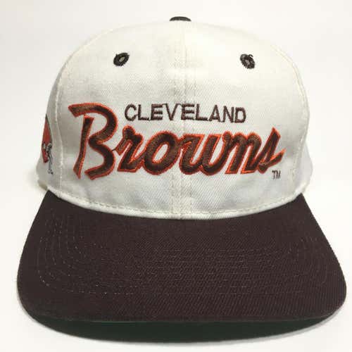 Vintage Cleveland Browns sports specialties script Snapback Hat