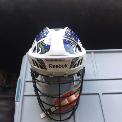 Box Helmet With Cage-NLL Rochester Knighthawks  Worn