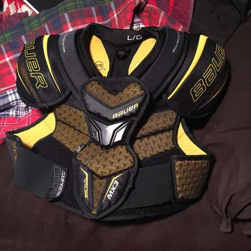 Bauer MX3 Shoulder Pads Sr Large New Without Tags