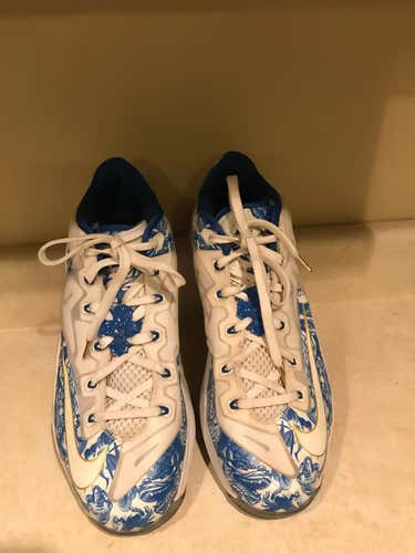 Nike Lebron Size 12 White/Blue