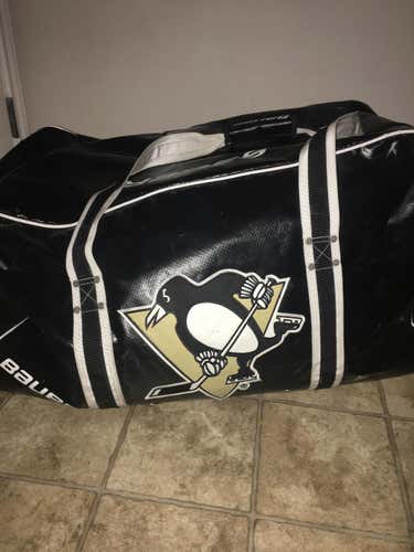 Penguins equipment bag and large ccm 2014 stadium series shell