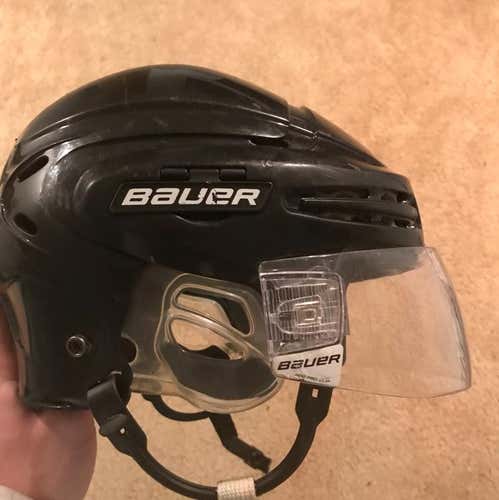 5100 Bauer Medium Hockey Helmet With Half Shield
