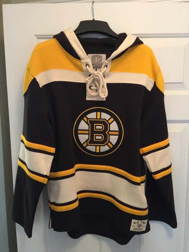 Old Time Hockey Boston Bruins Youth Lacer Hoodie