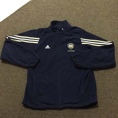 Adidas Notre Dame #35 Full-Zip Fleece Sz Medium