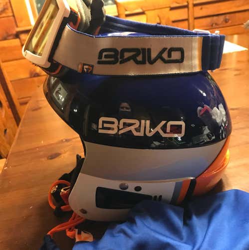 2016/2017 Briko GS Helmet and Goggles, Size 56