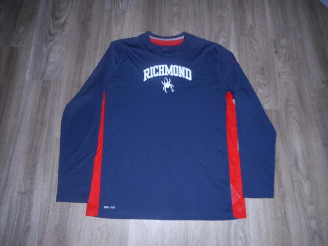 Richmond Spiders Lacrosse Long Sleeve Shooting Shirt Sz XL Nike Dri-Fit