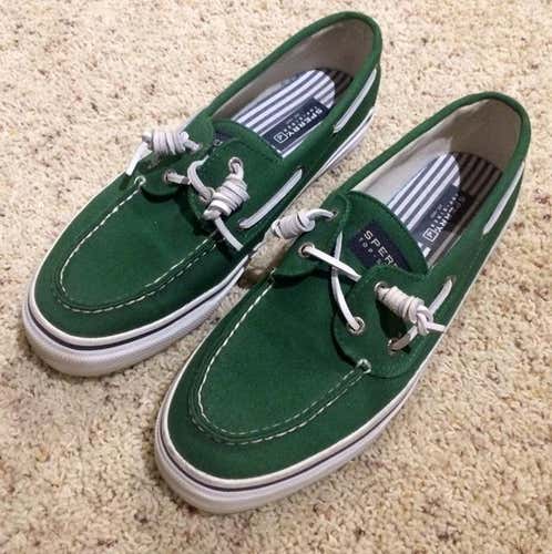 Sperry Top-Siders Boat Shoes - Kelly Green Size 10.5