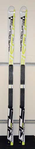 2013 Fischer RC4 GS WC Giant Slalom w/Fischer Race plates Size-190cm R-27Meters