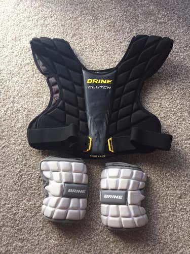 Brine Clutch Shoulder Pads in GREAT condition. Also including Brine Clutch Arm Pads.