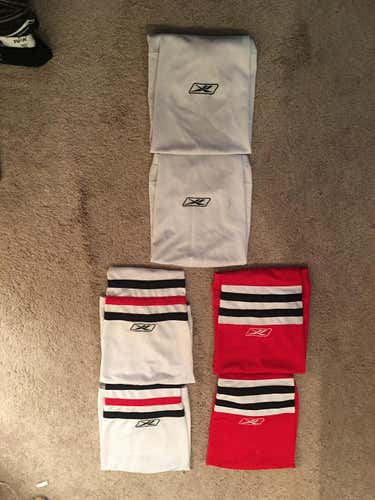 Reebok Edge Hockey Socks 3 Pack Chicago Blackhawks Colors