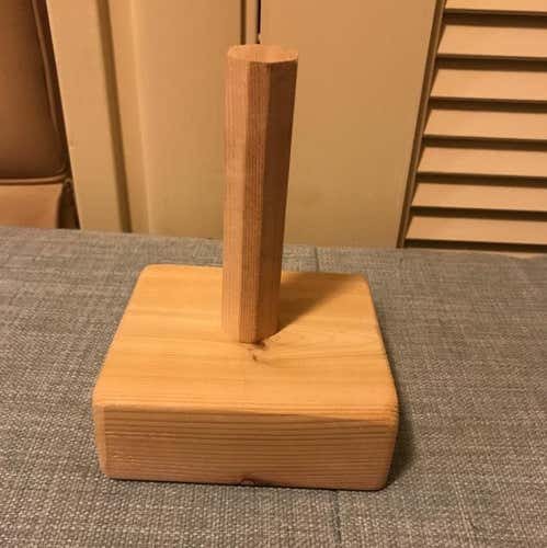 Lacrosse Wooden Head Stand - Handmade - Brand New