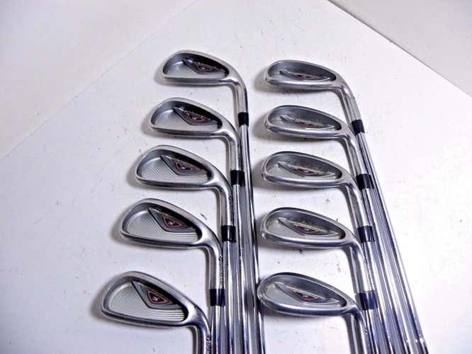 TaylorMade Golf R5 XL Irons 3-LW Right Handed Steel Regular Flex Used