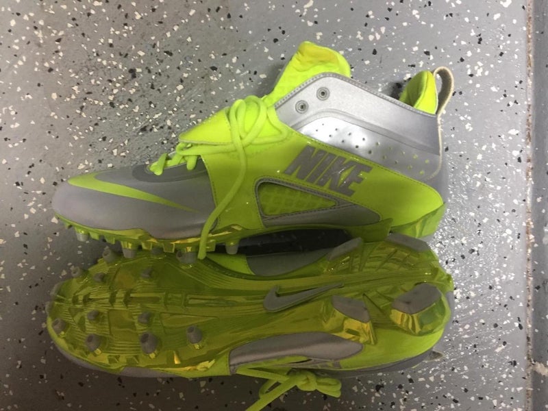 Nike Custom California Gold Cleats - Volt Color