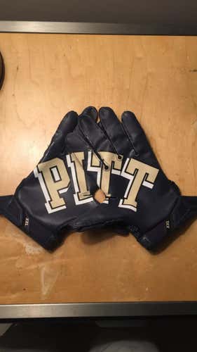 University of Pittsburgh Football Game Worn Nike Receiving Gloves