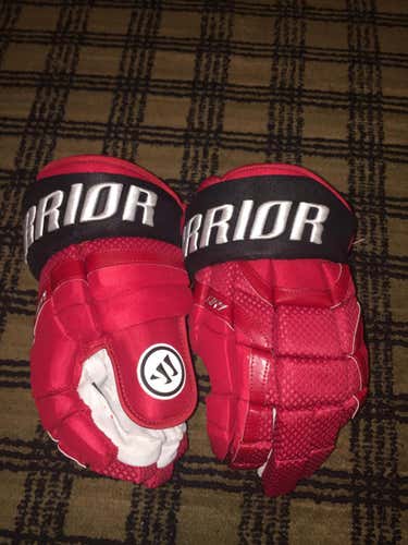 WARRIOR QR1 PRO STOCK HOCKEY GLOVES DEVILS JOHANSSON 14"