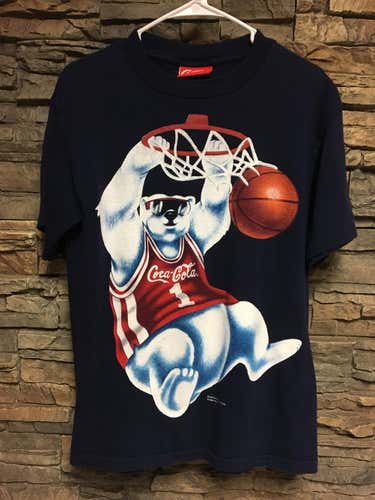 Vintage Coke Bear Baller T Shirt
