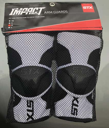 New STX Impact Lacrosse arm pads size Medium