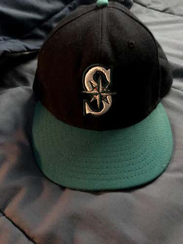 Seattle Mariners New Era 59FIFTY AND USA Baseball Hat (bundle)