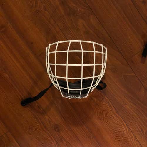 CCM Cage With Reebok Chin Strap