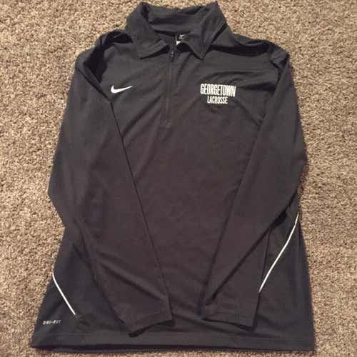Large Georgetown Lacrosse Nike Quarter Zip