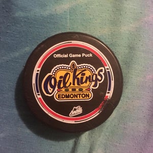 Edmonton Oil Kings Official Game Puck