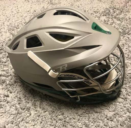 Cascade R Matte Grey W/ Green Chin