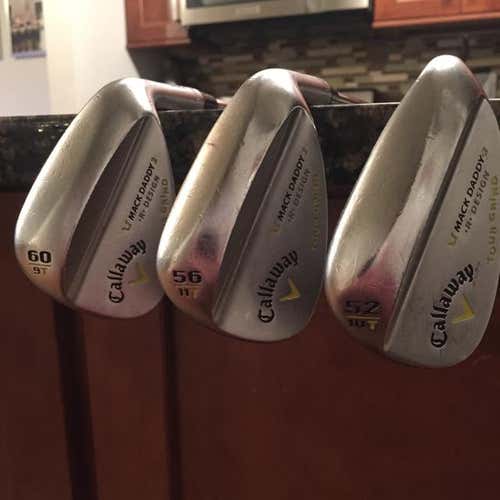 Callaway MackDaddy2 Tour Grind Wedges (set 52,56,60)