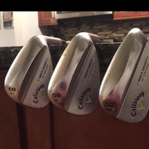Callaway MackDaddy 2 Wedge Set (52,56,60)