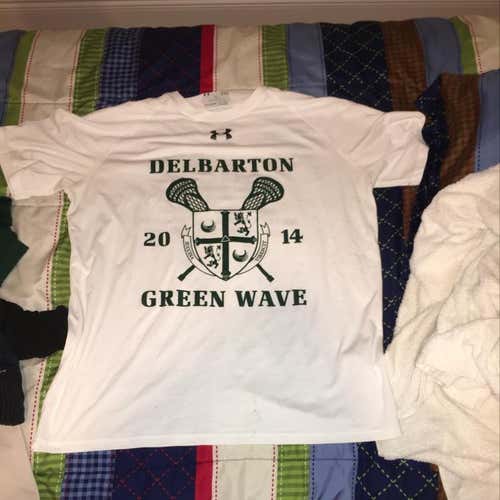 Under Armour Delbarton Lacrosse White Tshirt