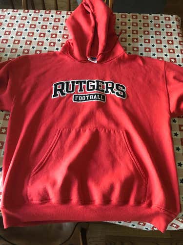 RUTGERS NEW JERSEY HOODED SWEATSHIRT USED