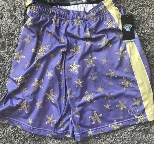 Barstool Sports x Lacrosse Unlimited Purple Starfish Shorts
