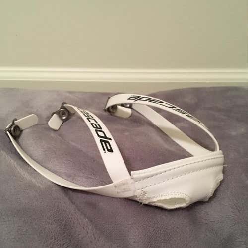 White Cascade Chin Strap