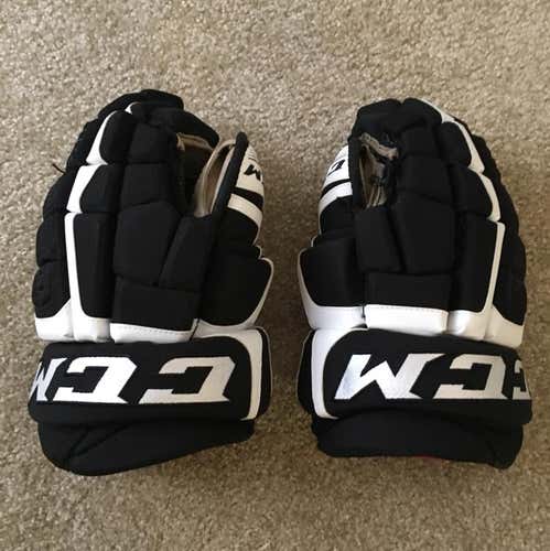 Ccm U+ 12 Hockey Gloves 13” Blk/Wht