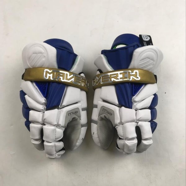 New Maverik Max Charlotte Hounds - Lacrosse Goalie Gloves - Size 13 - No Trades