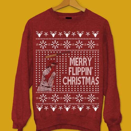 Merry Flippin Christmas Sweater