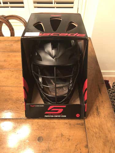 Brand New Matte Black Cascade S Helmet