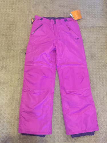 New Pink purple champion snow pants ski snowboard with tags size 10-12 girls