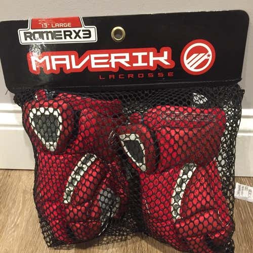 BNWT Maverik RX3 Red 13” Gloves