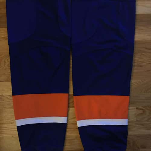 Brand New Pro Stock New York Islanders Blue XL Hockey Socks