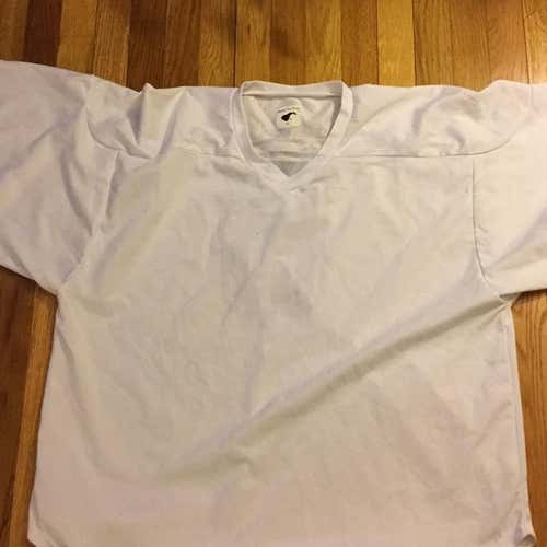White Practice Jersey Adult XL