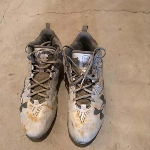 Under Armor Banshee Mid Lacrosse Cleats Size 10.5
