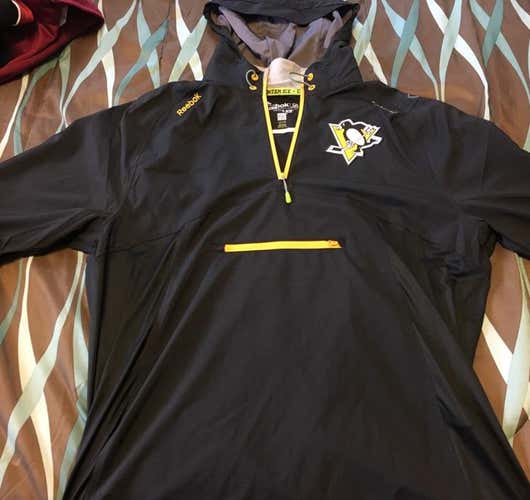 Pittsburgh Penguins 1/4 Zip Jacket Reebok Center Ice
