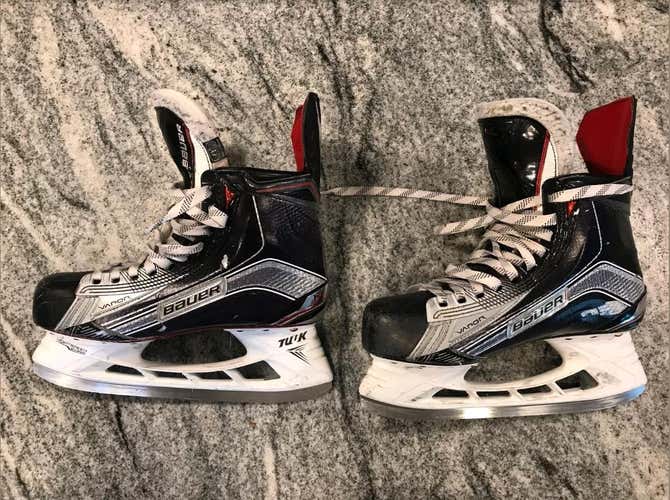 Bauer vapor 1x skates size 8d with speed plates