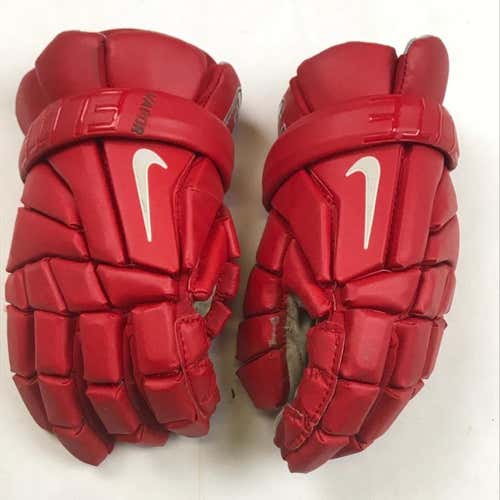Cornell Red Nike Vapor Elite - Size 13 - Lacrosse Gloves