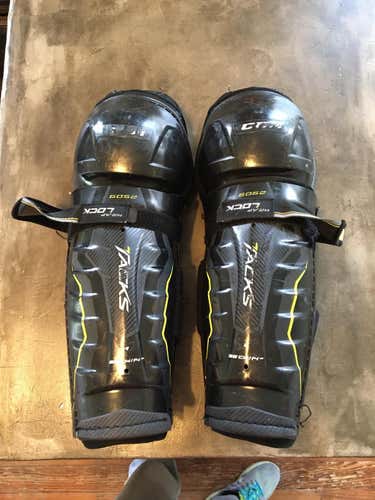CCM TACKS 6052 SENIOR HOCKEY SHIN GUARDS 14 INCH